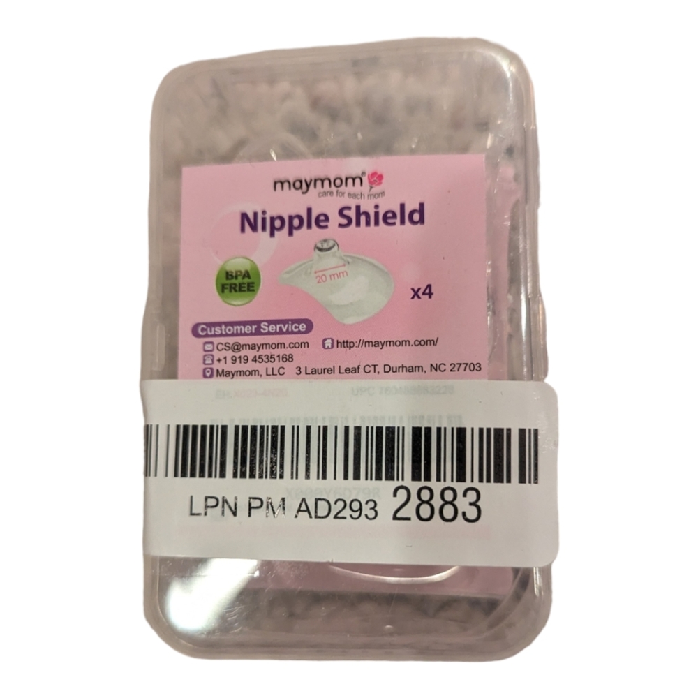 Maymom Pack of 4 Nipple Shields 20mm